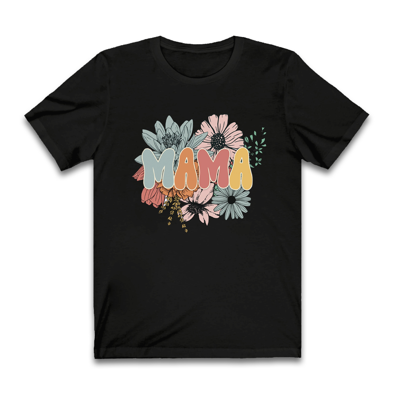Retro Floral Gift Tees For Mom