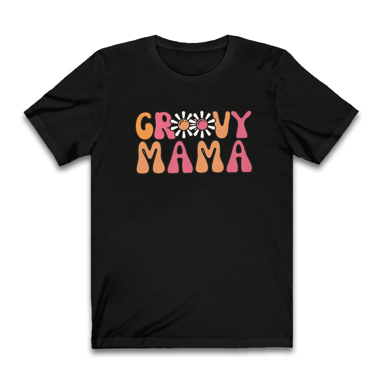 Groovy Mama Hippie Mom T-Shirt
