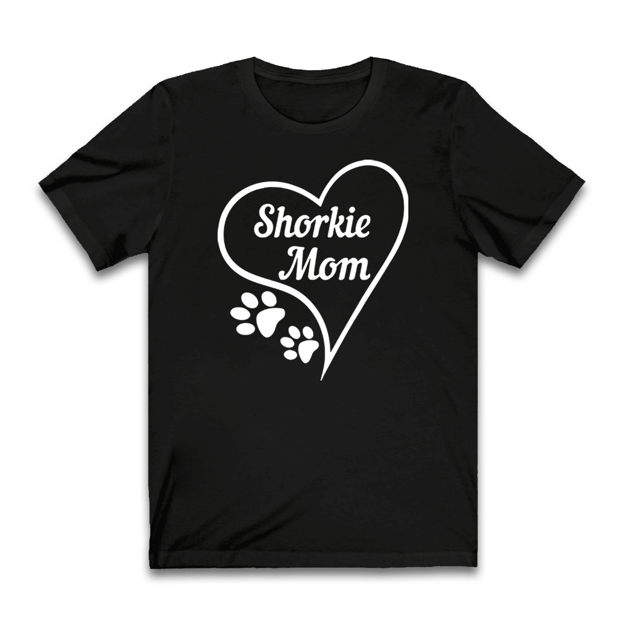 Shorkie Dog Print Mom Shirt