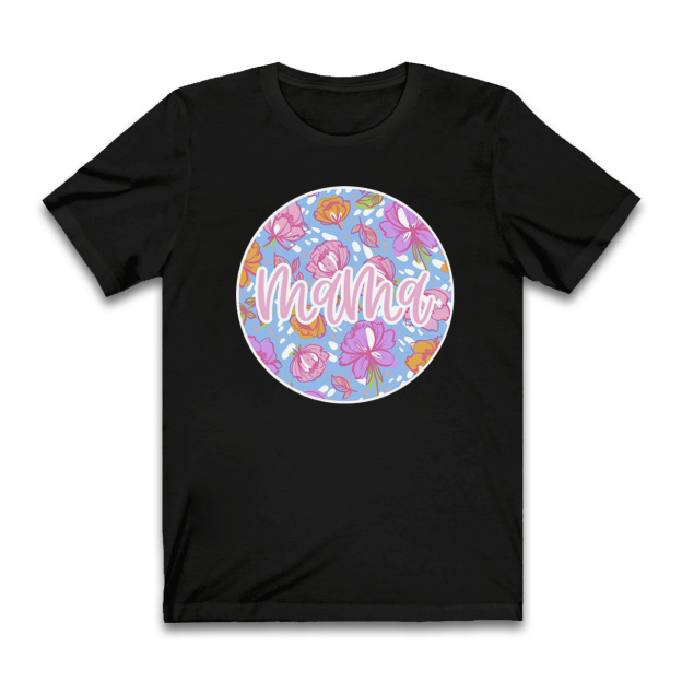 Bright Flowery Mom Shirt