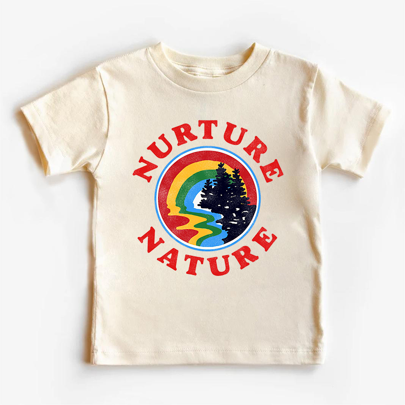 Nurture Nature Earth Day Kids T-Shirt