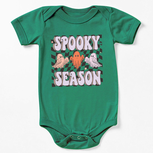 Spooky Season - Retro Halloween Baby Bodysuit