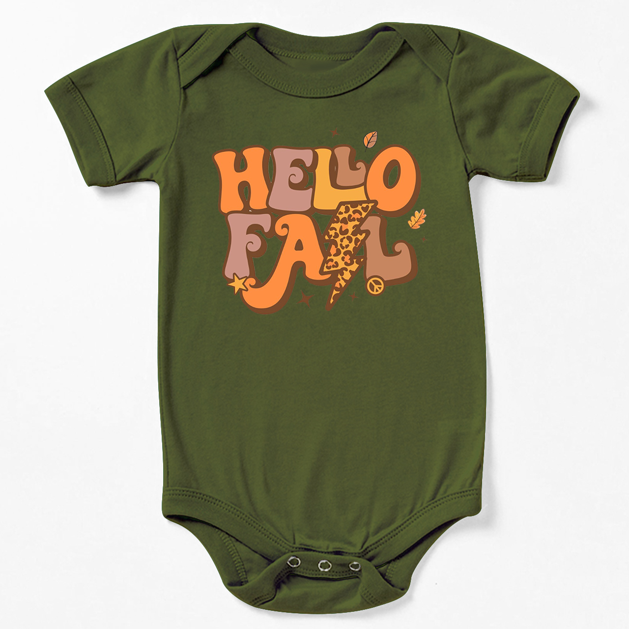 Hello Fall Cute Baby Bodysuit