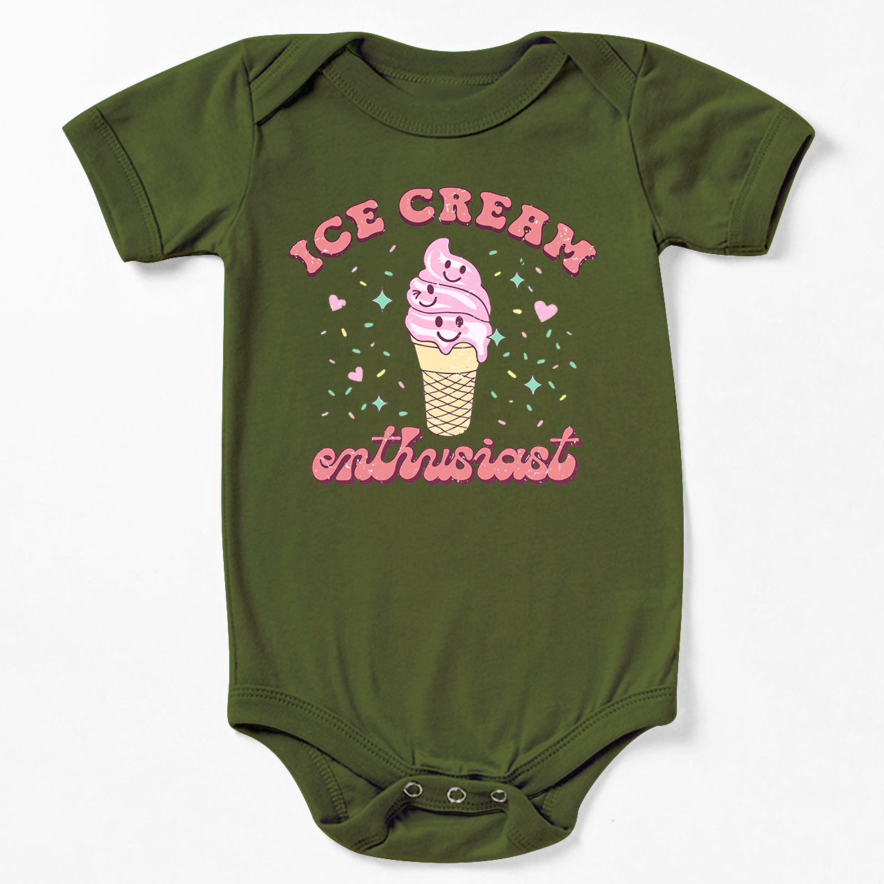 Ice Cream Enthusias Bodysuit