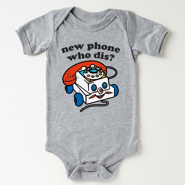 New Phone Who Dis Bodysuit