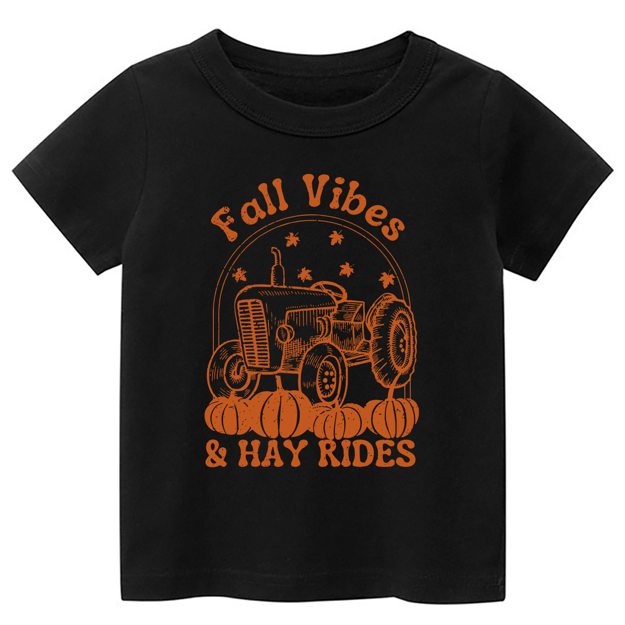 Fall Vibes And Hayrides Kids Shirt