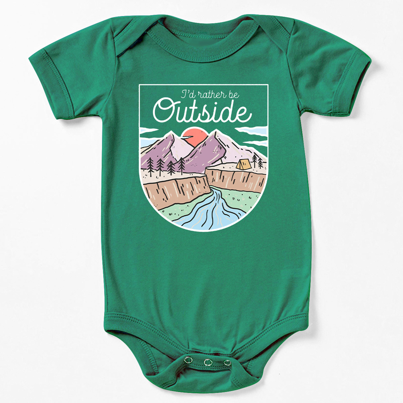 I'd Rather Be Outside Bodysuit For Baby