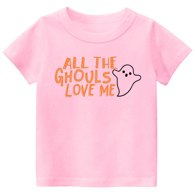Halloween All The Ghouls Love Me Kids Shirt 