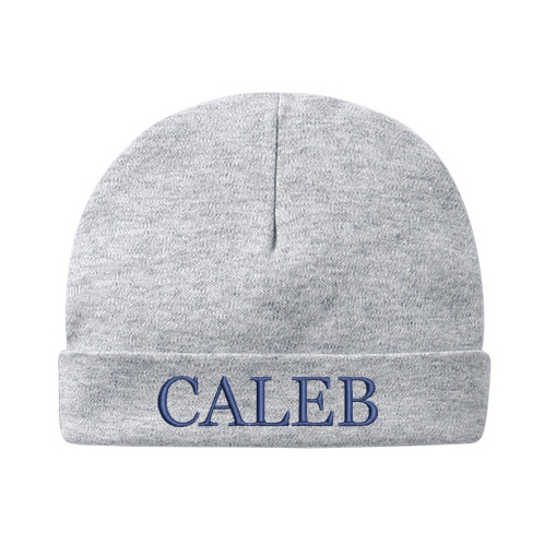 Personalized Baby Grey Hat