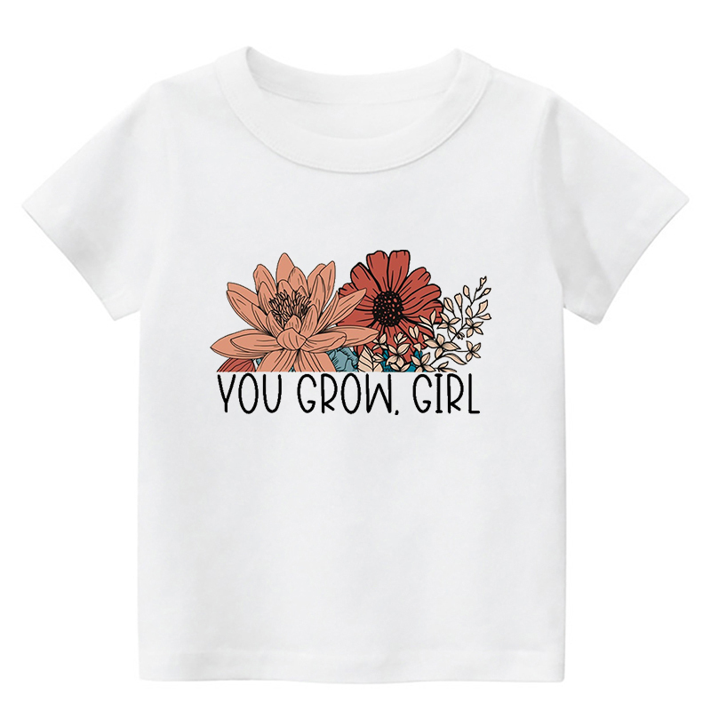 You Go Girl Flower Toddler Shirt