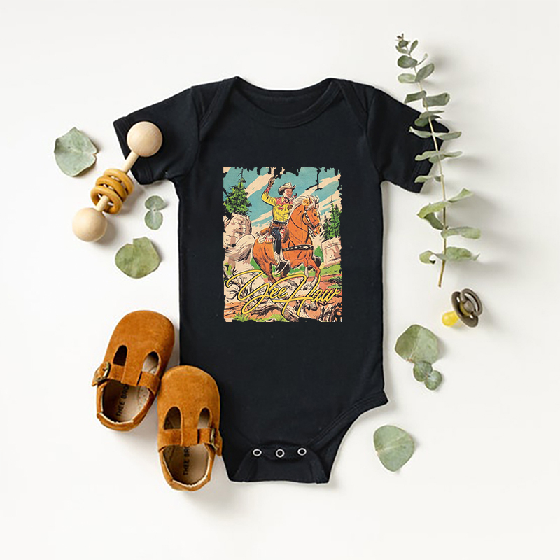 Yeehaw Cowboy Bodysuit For Baby