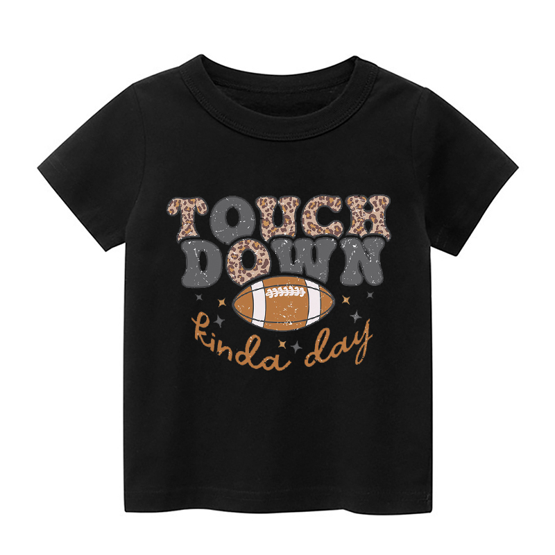 Touch Down Football Kinda Day Kids Shirt