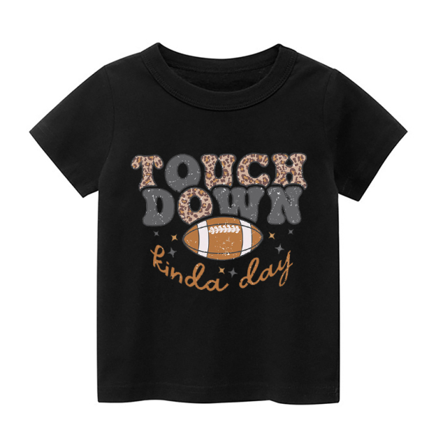 Touch Down Football Kinda Day Kids Shirt