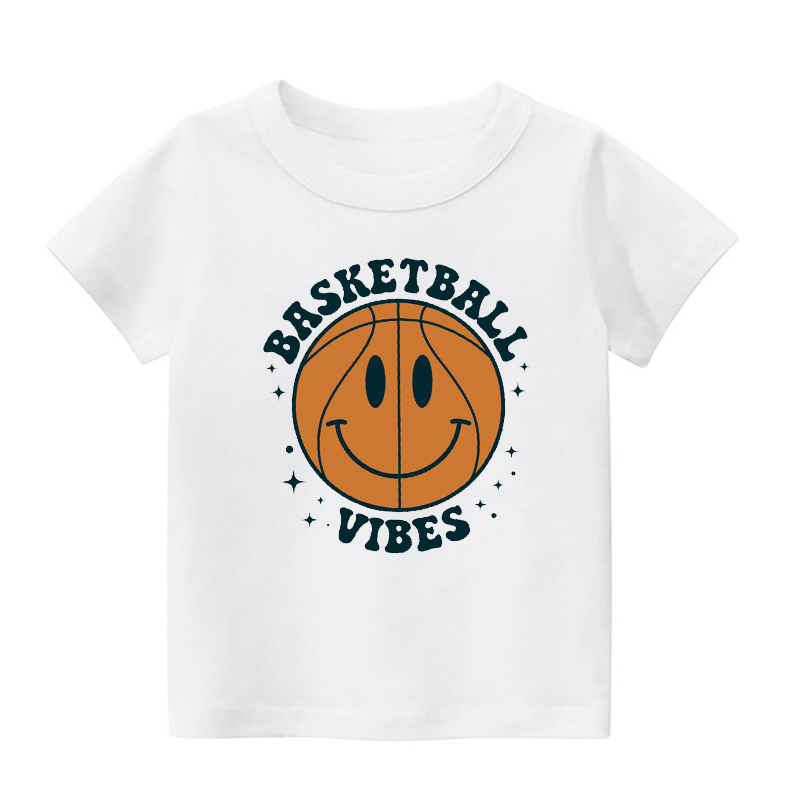 Basketball Vibes Sports Kids Shirt