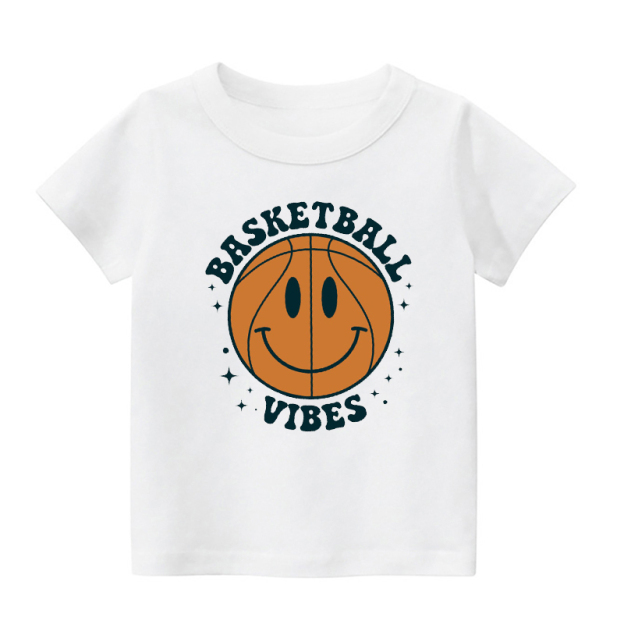 Basketball Vibes Sports Kids Shirt