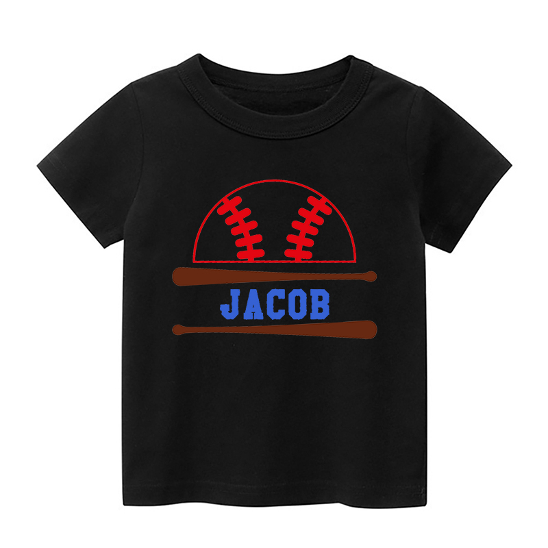 [Copy]Personalized Baseball Bat Kids Shirt