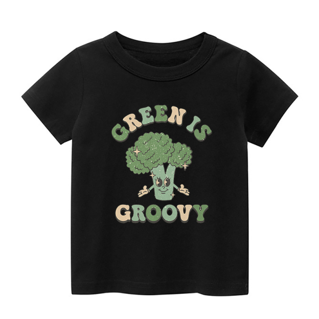 Green Is Groovy Kids Shirt