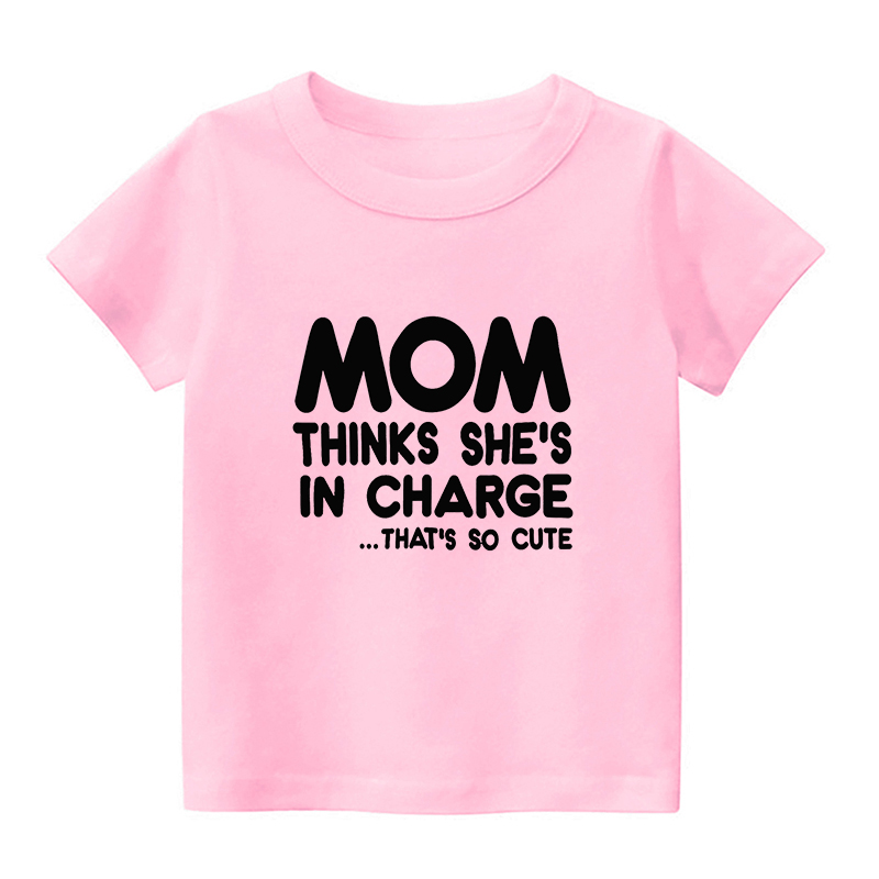 Mom In Charge Kids Shirt