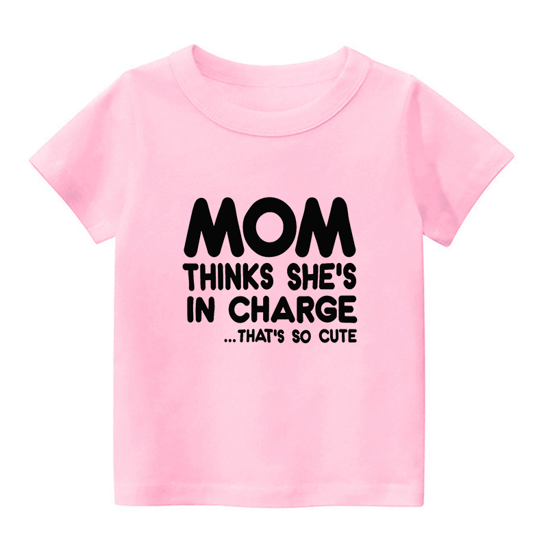 Mom In Charge Kids Shirt
