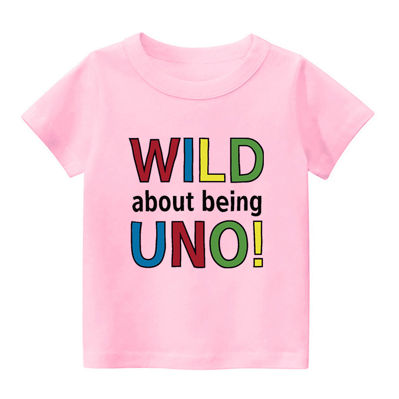 Wild About Being UNO Kids Shirt