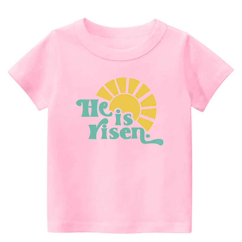 He Is Risen Easter Kids T-Shirt