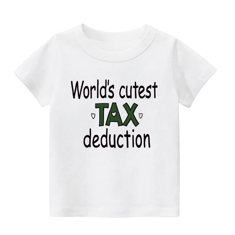 World's Cutest Tax Deduction Kids Shirt
