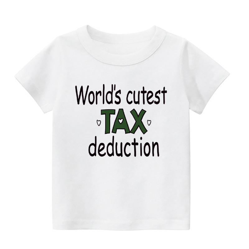 World's Cutest Tax Deduction Kids Shirt