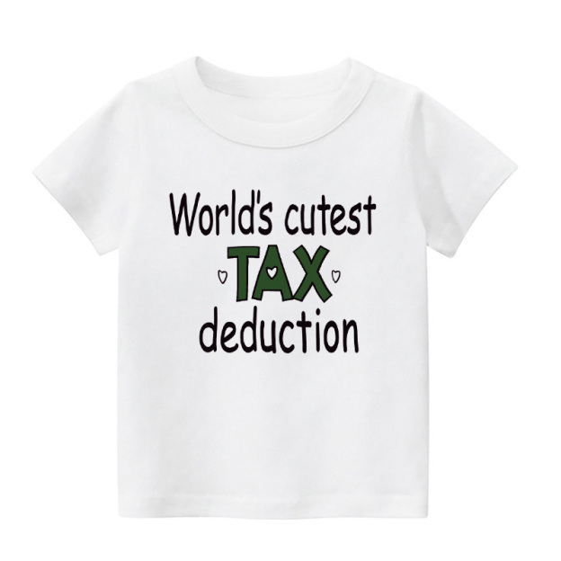 World's Cutest Tax Deduction Kids Shirt