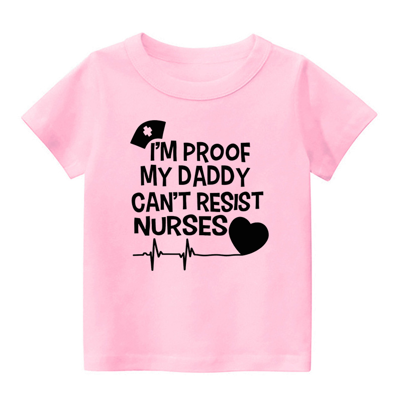 Daddy Can't Resist Nurses Kids Shirt