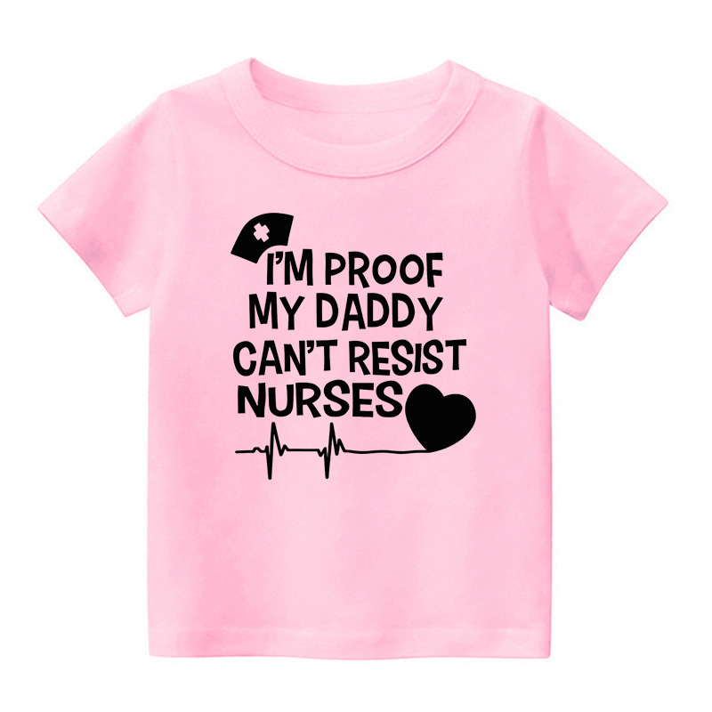 Daddy Can't Resist Nurses Kids Shirt