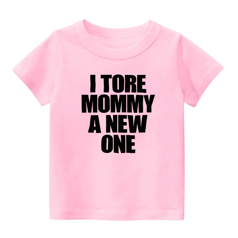 I Tore Mommy A New One Kids Shirt
