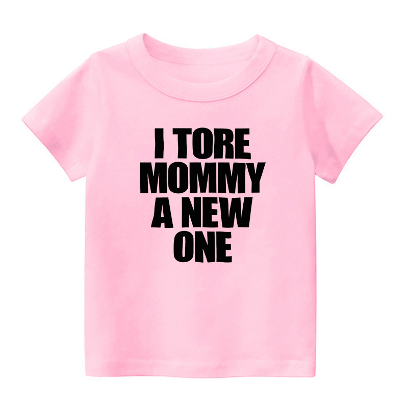 I Tore Mommy A New One Kids Shirt