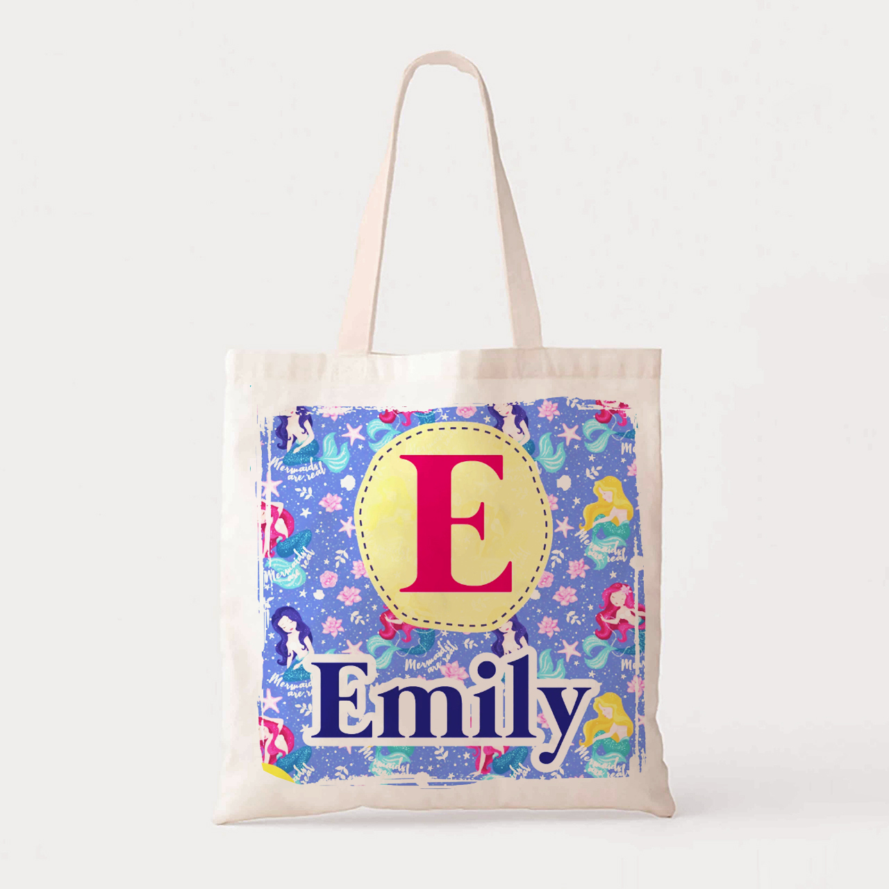 Personalized Graffiti Kids Name Tote Bag