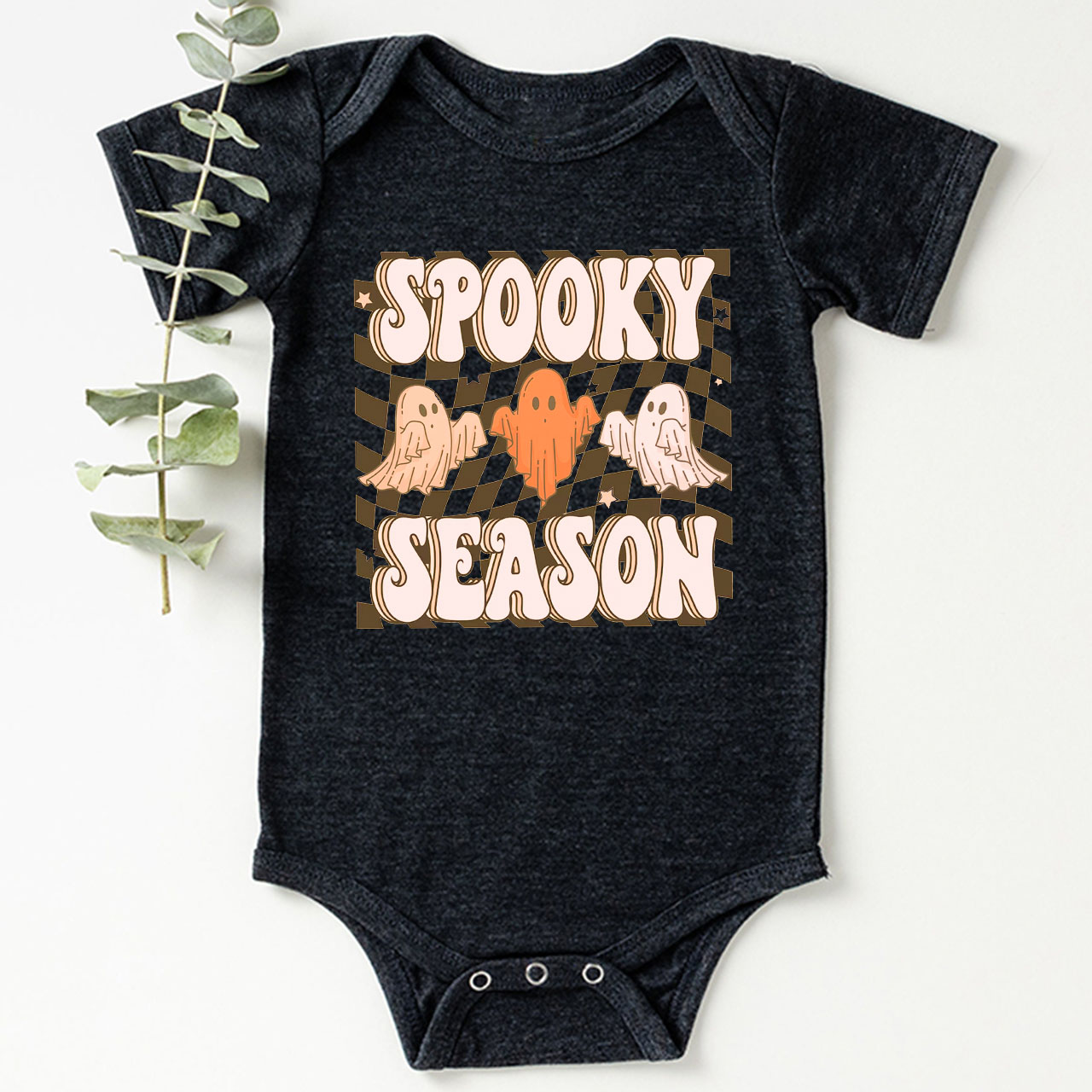 Spooky Season - Retro Halloween Baby Bodysuit