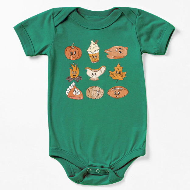 Autumn Natural Halloween Baby Bodysuit