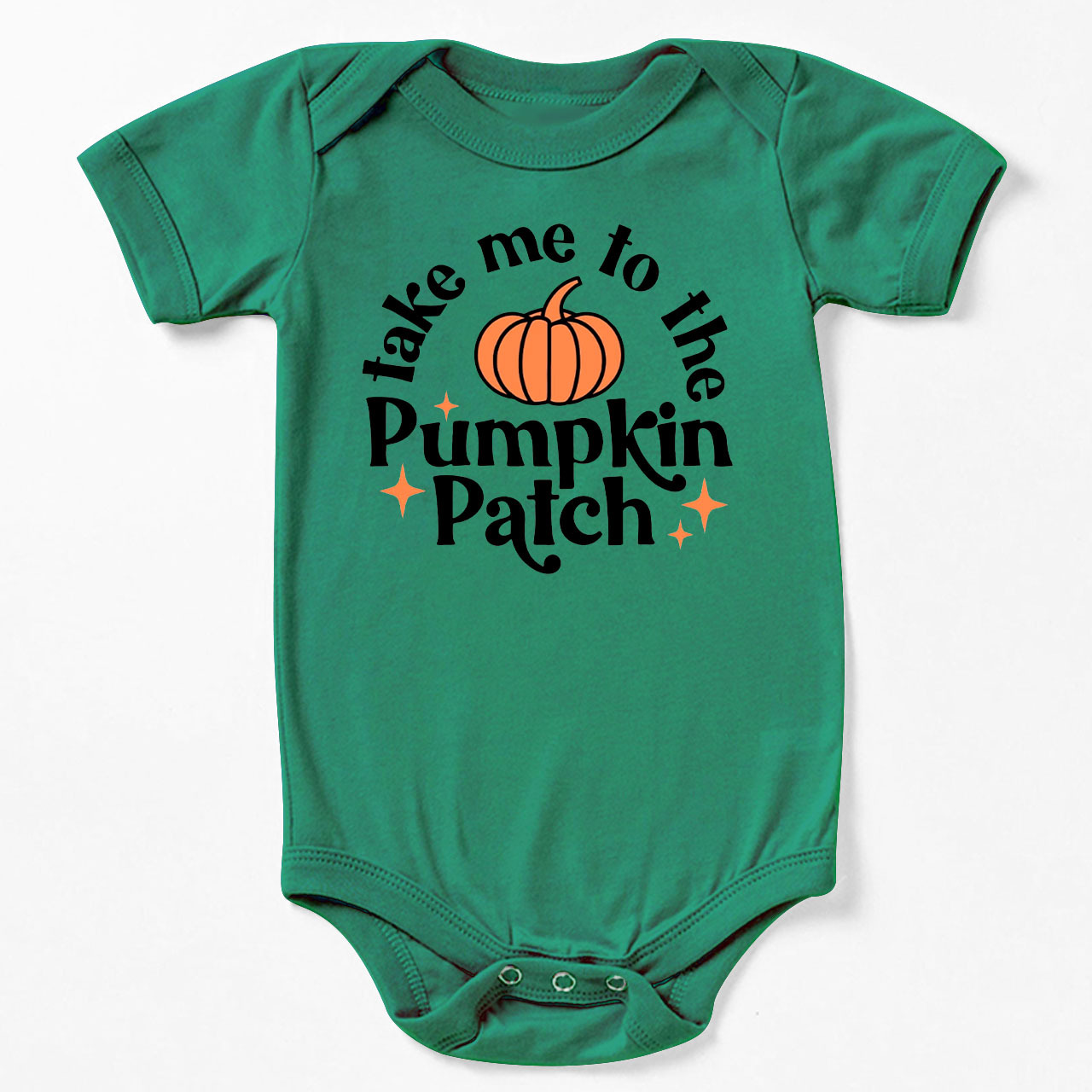 Take Me To The Pumpkin Patch Halloween Baby Bodysuit