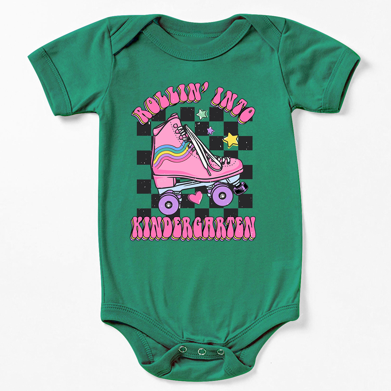 Rollin Into Kindergarten Back To School Bodysuit