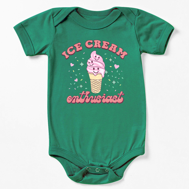 Ice Cream Enthusias Bodysuit