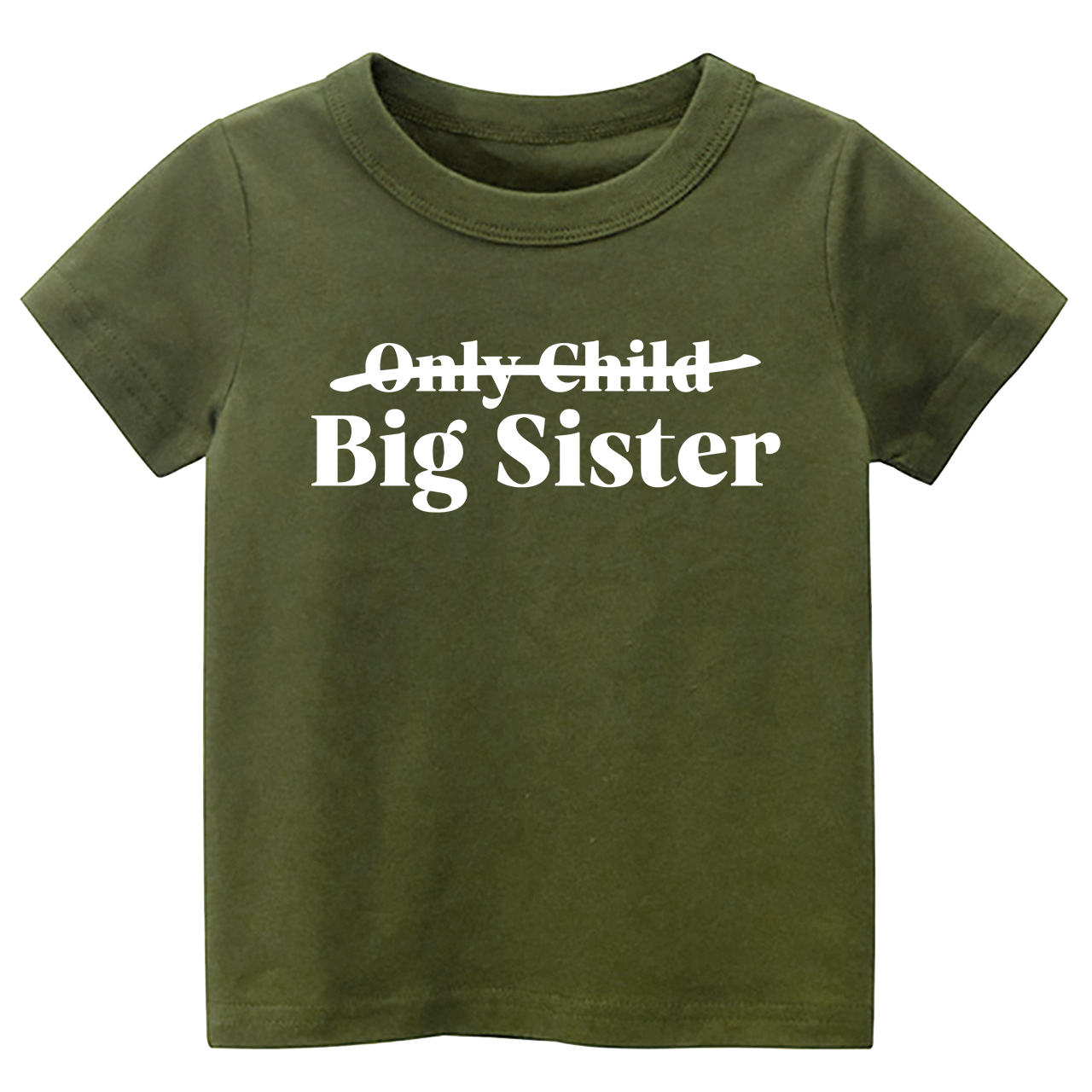Only Child Big Sister Shirts For Kids