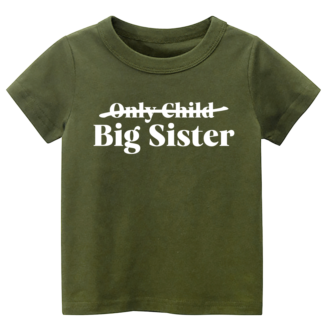 Only Child Big Sister Shirts For Kids