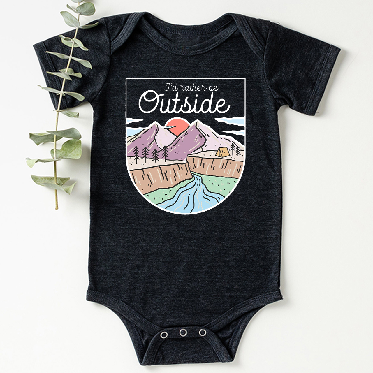 I'd Rather Be Outside Bodysuit For Baby