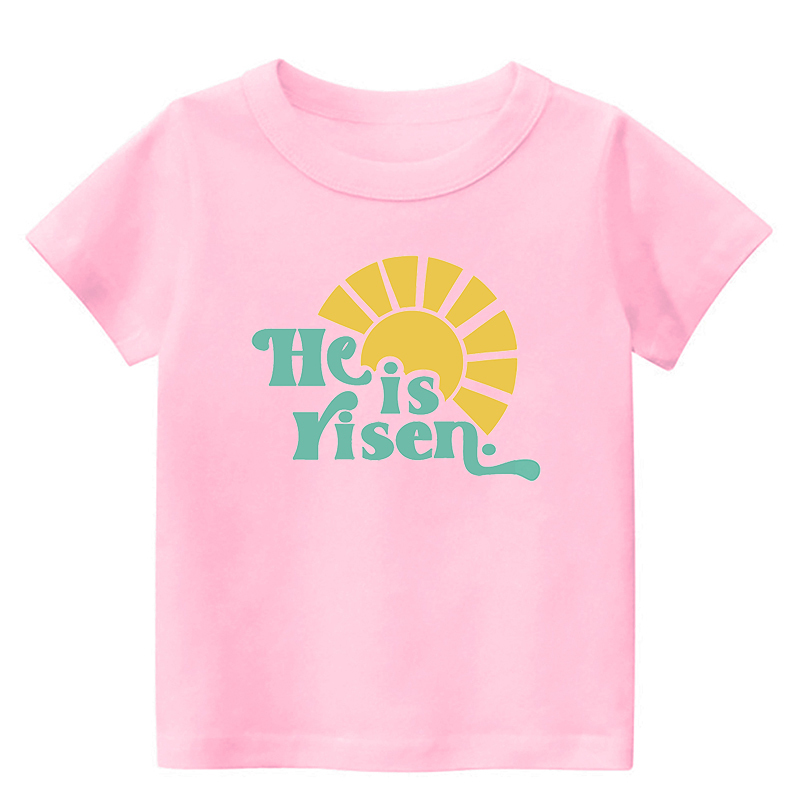 He Is Risen Easter Kids T-Shirt