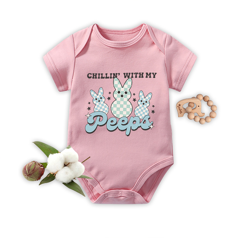 Chillin' With My Peeps Baby Bodysuit