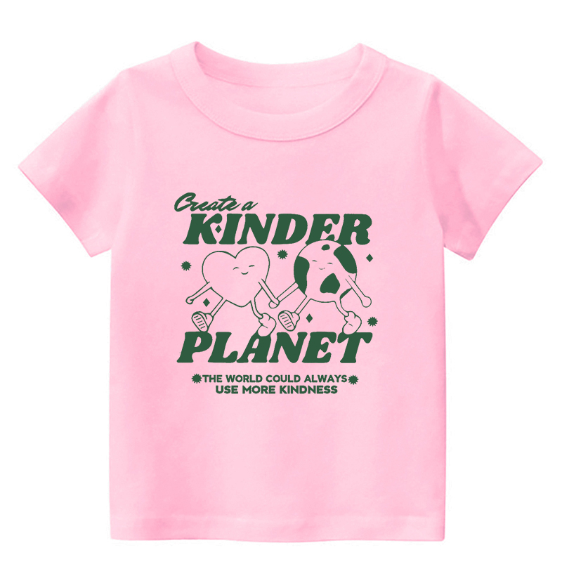 Create A Kinder Planet Kids T-Shirt