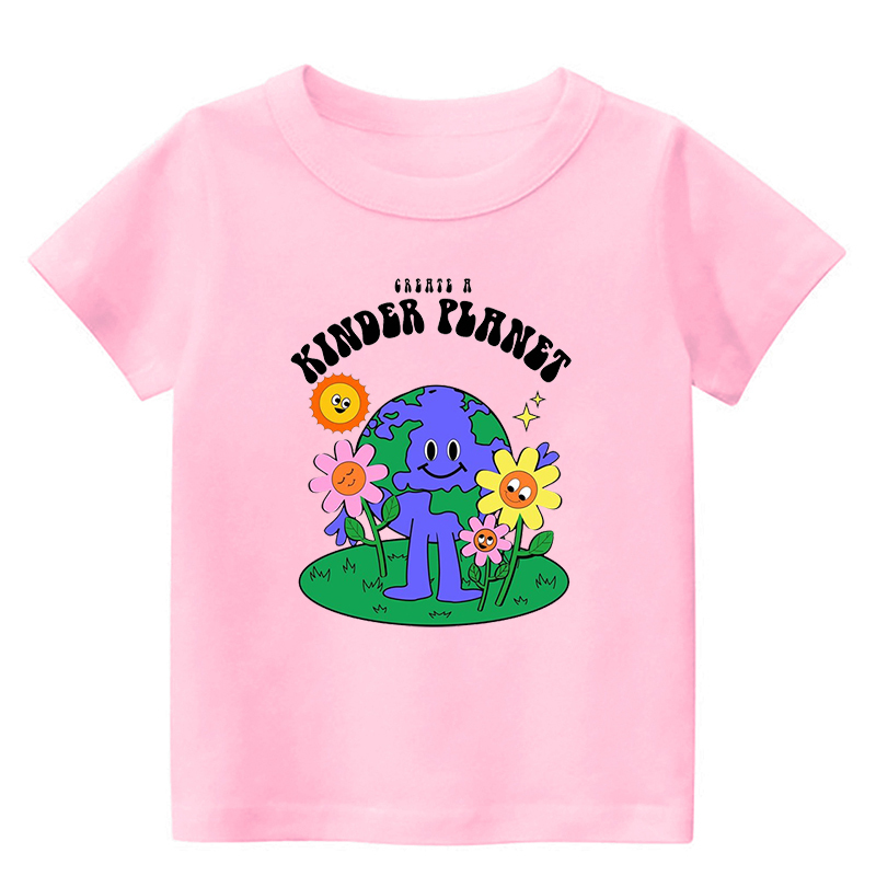 Kinder Planet Earth Day Kids T-Shirt