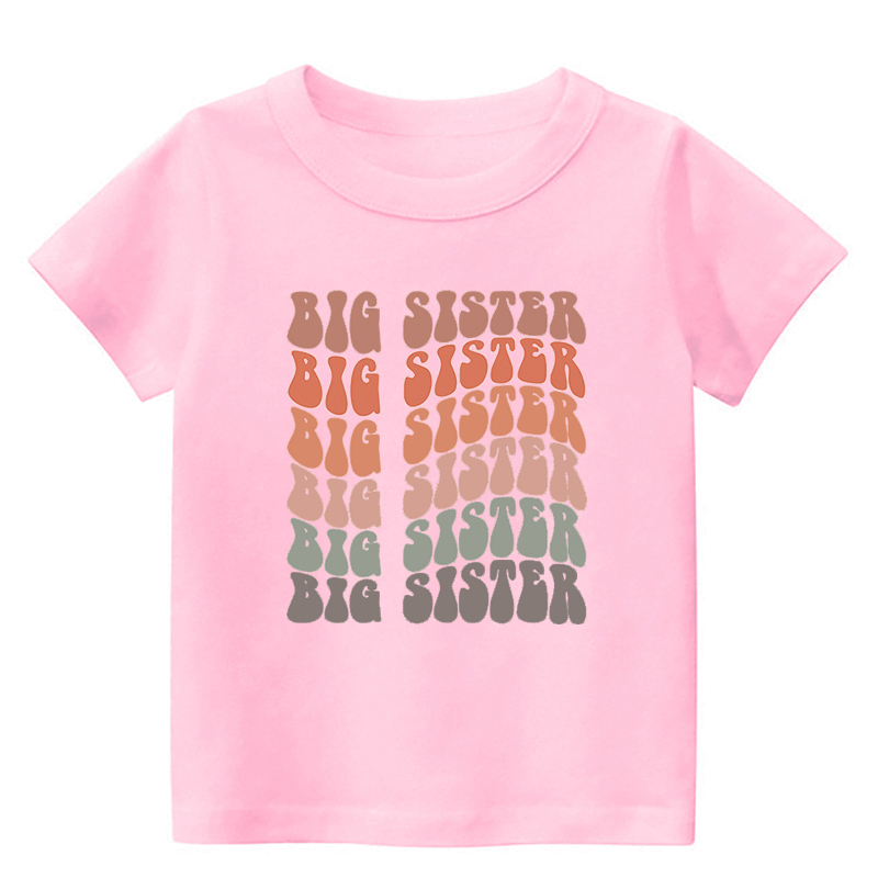 Retro Big Sister Kids T-Shirt