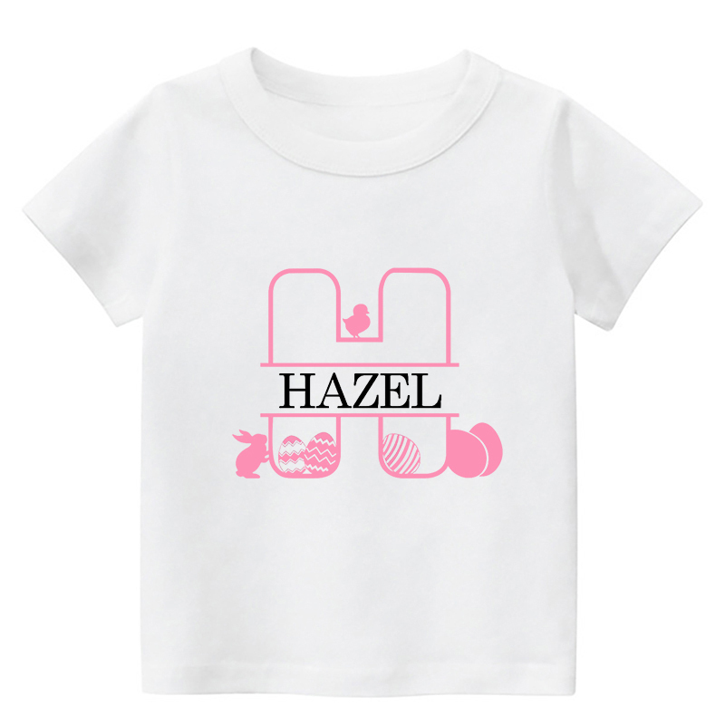 Personalized Initials Easter Toddler Shirt