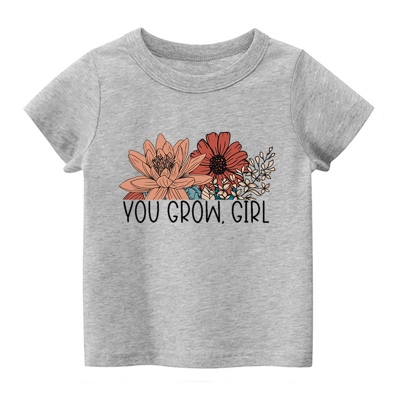 You Go Girl Flower Toddler Shirt