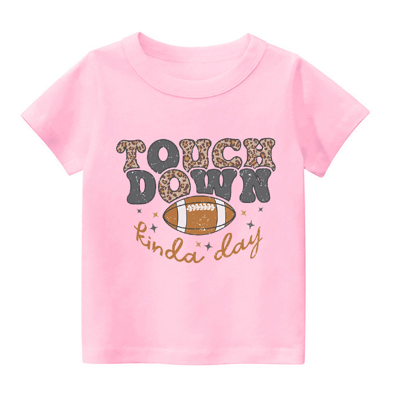 Touch Down Football Kinda Day Kids Shirt