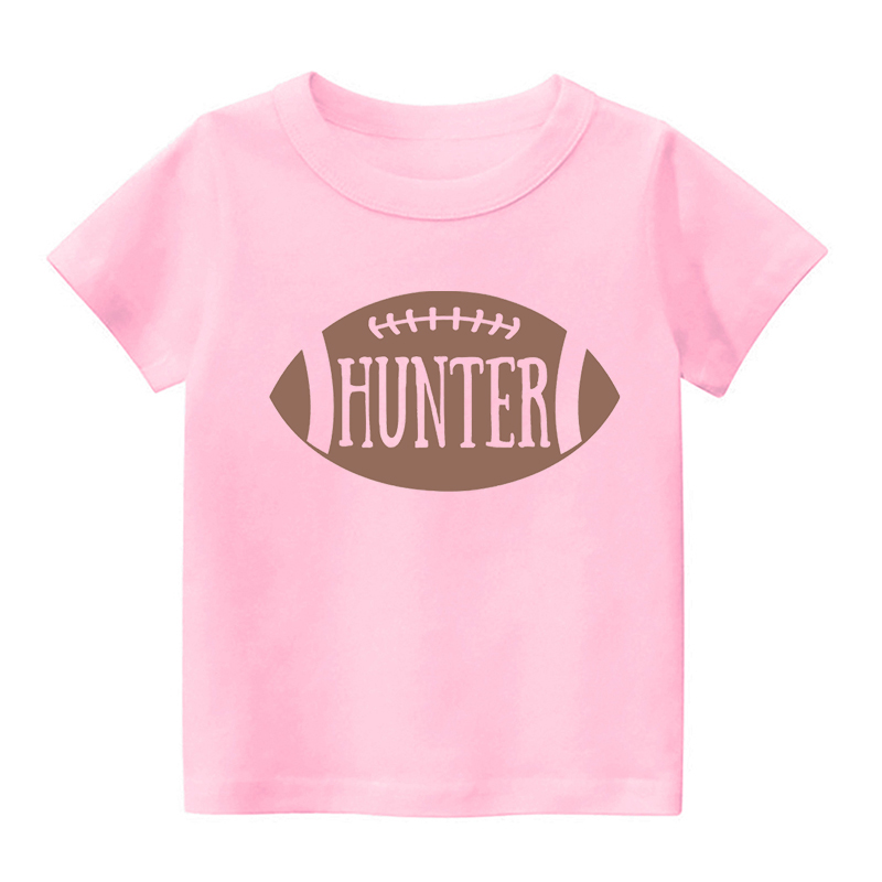 Personalized Football Name Kids Shirt
